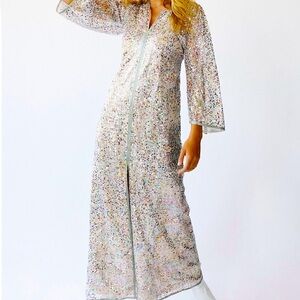 NWT! FREE PEOPLE x ANA SUI Sequin Maxi Party Dress/ Kaftan